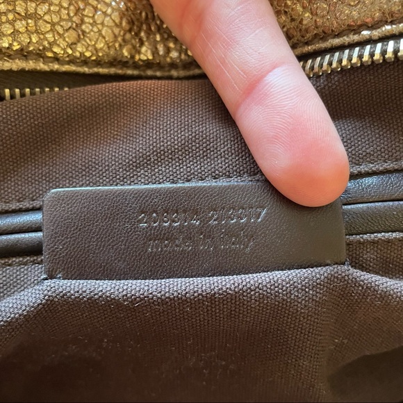 Yves Saint Laurent Gold Volcano Easy Tote Bag - Picture 7 of 12